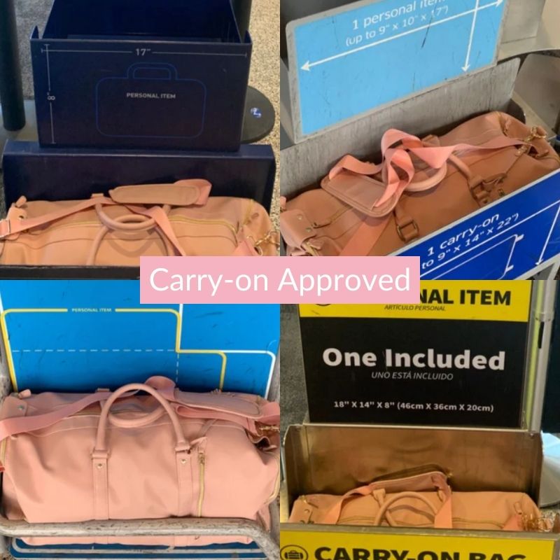 TravelSmart – Fedélzeti ruhatáska sporttáskaként, rendezett tárolórekeszekkel