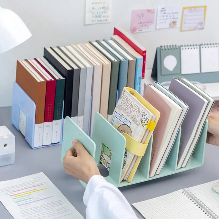 StackStorm — Adjustable Desk Book Organizer for Books and Documents