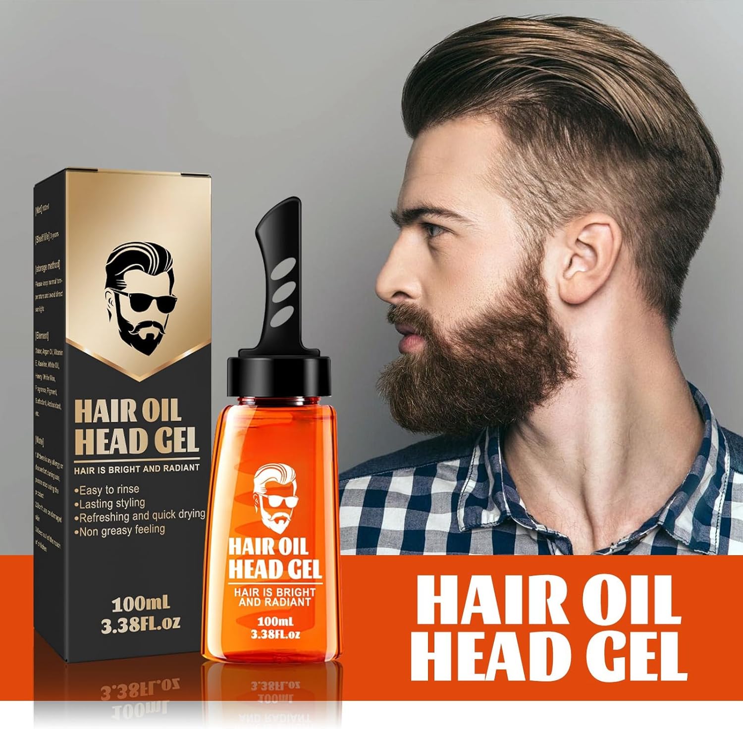 FlexForm — Hair Styling Oil Gel for Controlled, Polished Looks