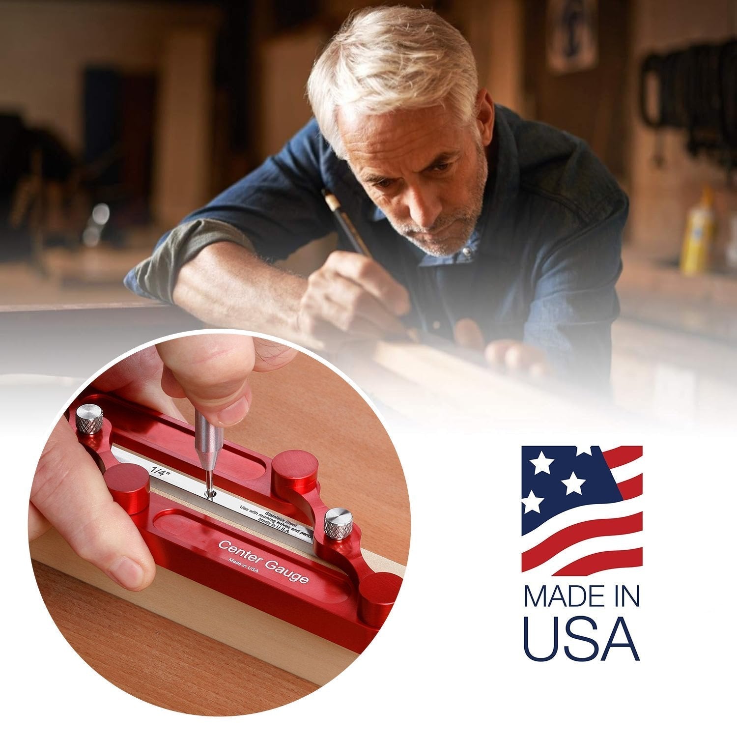 PrecisionMark – Nagel-Verbindungsmarkierer für präzise Holzbearbeitung