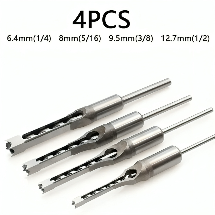 TrueEdge — Zestaw wierteł do otworów kwadratowych do obróbki drewna