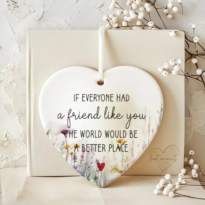 HeartBond – Ricordo ornamentale a forma di cuore per l’amicizia