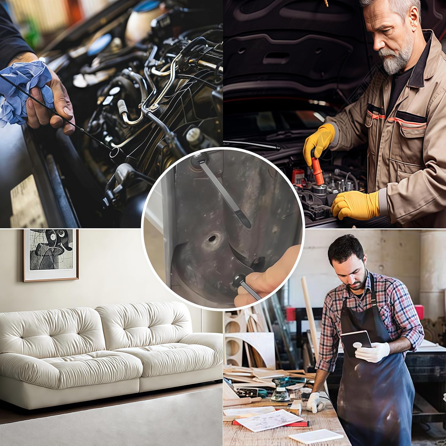 Universal Reusable Cable Tie Buckle for Organizing Cables