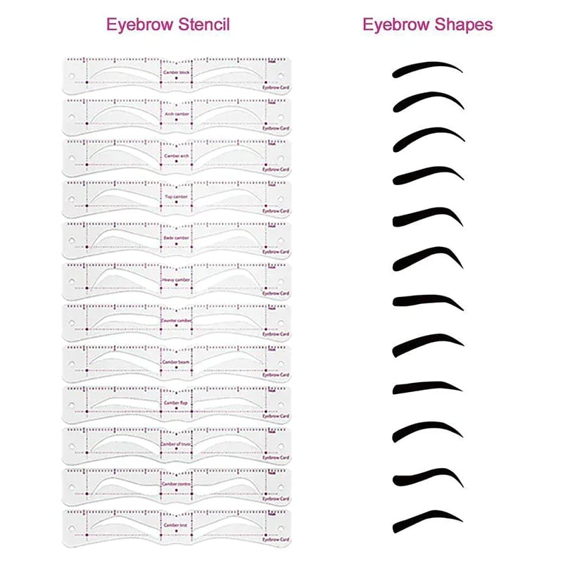 BrowArchitect 12-Piece Eyebrow Stencil Kit