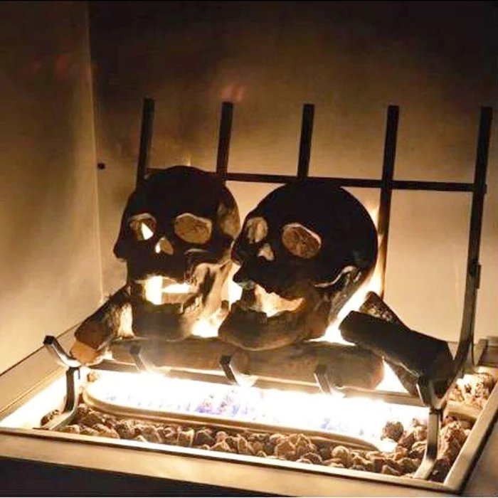 BoneChill — Decorative Fire Pit Skull Set for Outdoor Use
