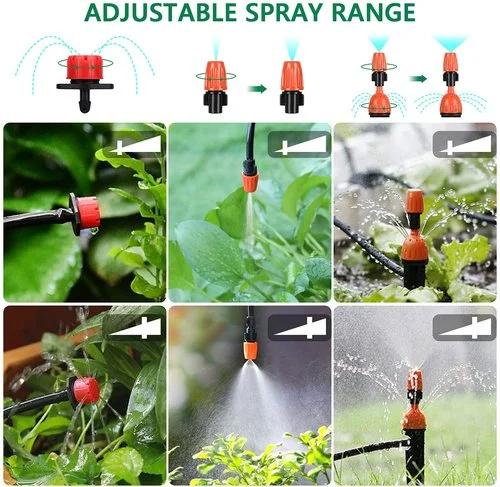 Garden Drip Irrigation Kit with Adjustable Sprayers