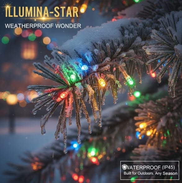 Luzes para Árvore em Cascata Starlight