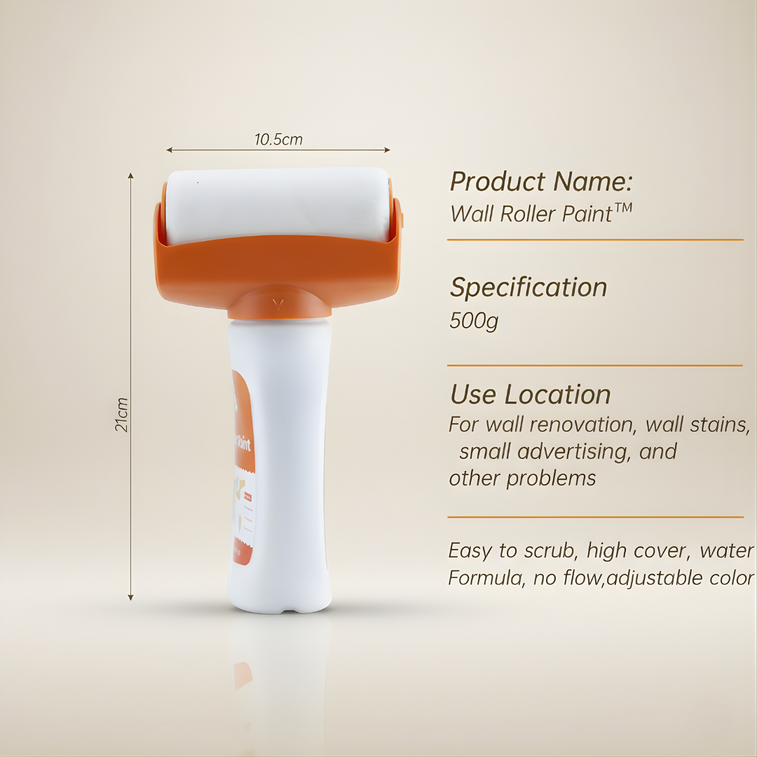 GlowRoller — malířský váleček s integrovaným zásobníkem barvy