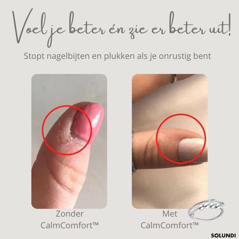 CalmComfort – Säädettävä helmellinen fidget-sormus