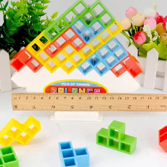 Balance Stacking Game for Kids – Interactive Building Blocks Family Board Game