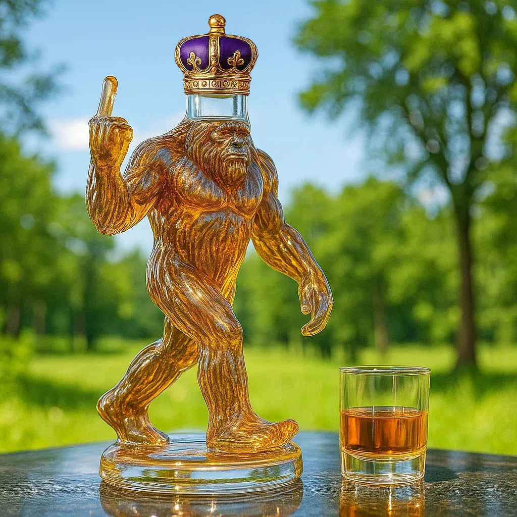 Karafka do whisky „Bigfoot” – dekoracyjna butelka przyciągająca uwagę