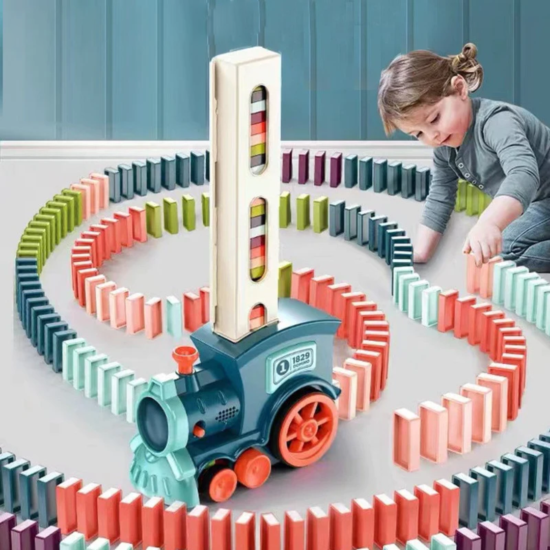 DominoTrain - Automatic Domino Train Toy Set