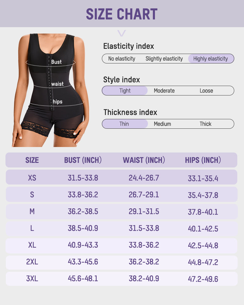 Smart-Faja Shaping Bodysuit – Adjustable Compression Fit