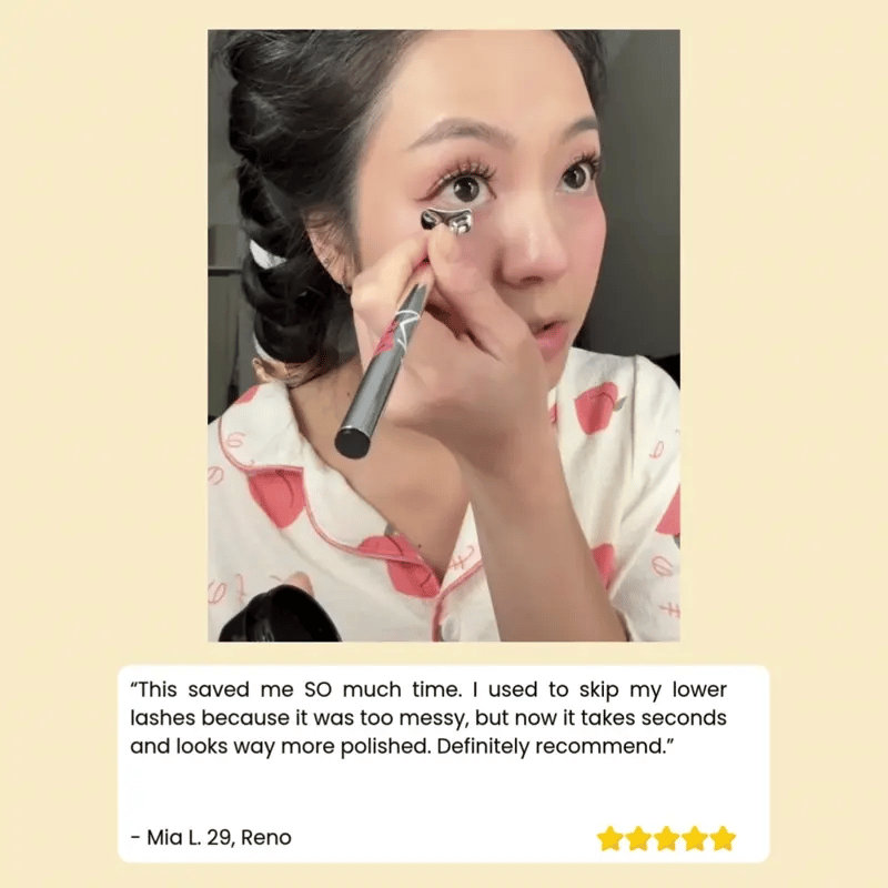 EyeStamp – přesný aplikátor na oči | nástroj pro přesné nanášení řasenky a očních linek pod kontrolou