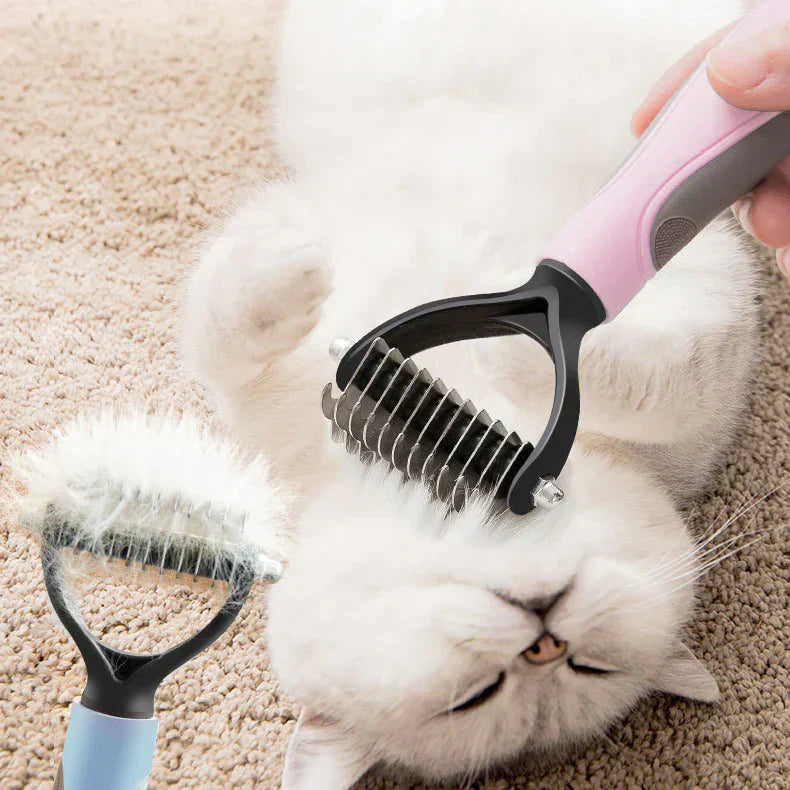 FurEase— Pet Deshedding & Grooming Brush