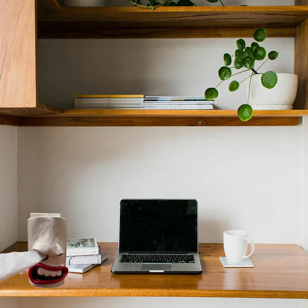 HappyFace - Caixa de Lenços Divertida Feita à Mão