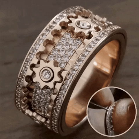GearRing - Rotary Gear Ring with Spinning Outer Band