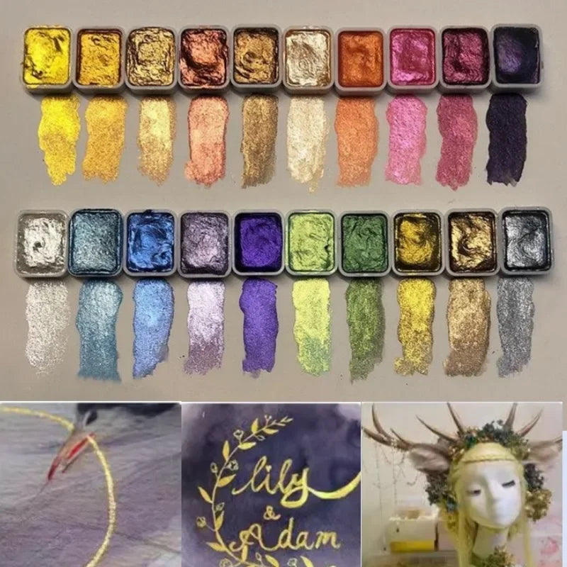 LuminaBurst™ Mineralpigmente — Entfache deine Kunst mit atemberaubenden, strahlenden Farben, die jeden Blick fesseln