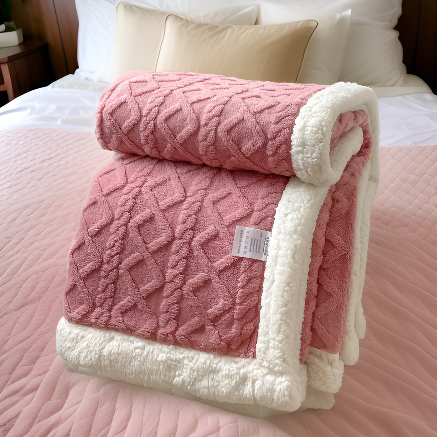 WarmHaven – Luxury Reversible Fleece Blanket
