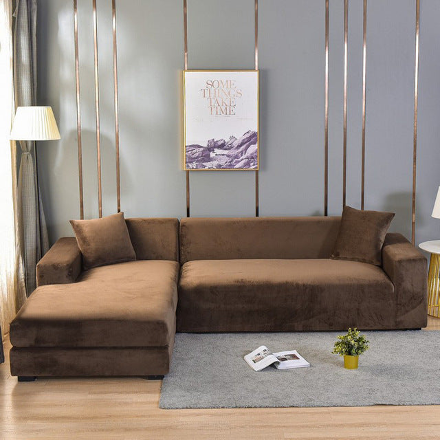 LuxurySofa - Samtelastic Stretch Sofa Cover