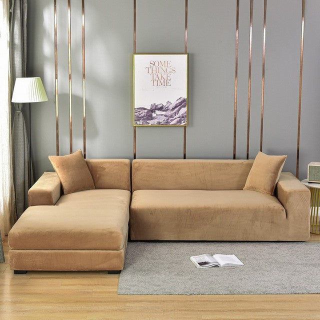 LuxurySofa - Samtelastic Stretch Sofa Cover