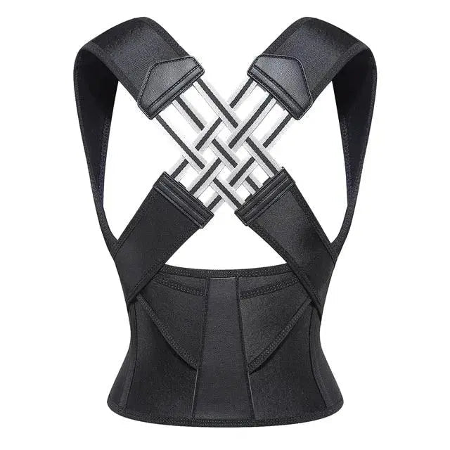 Adjustable Cross-Back Posture Support Brace