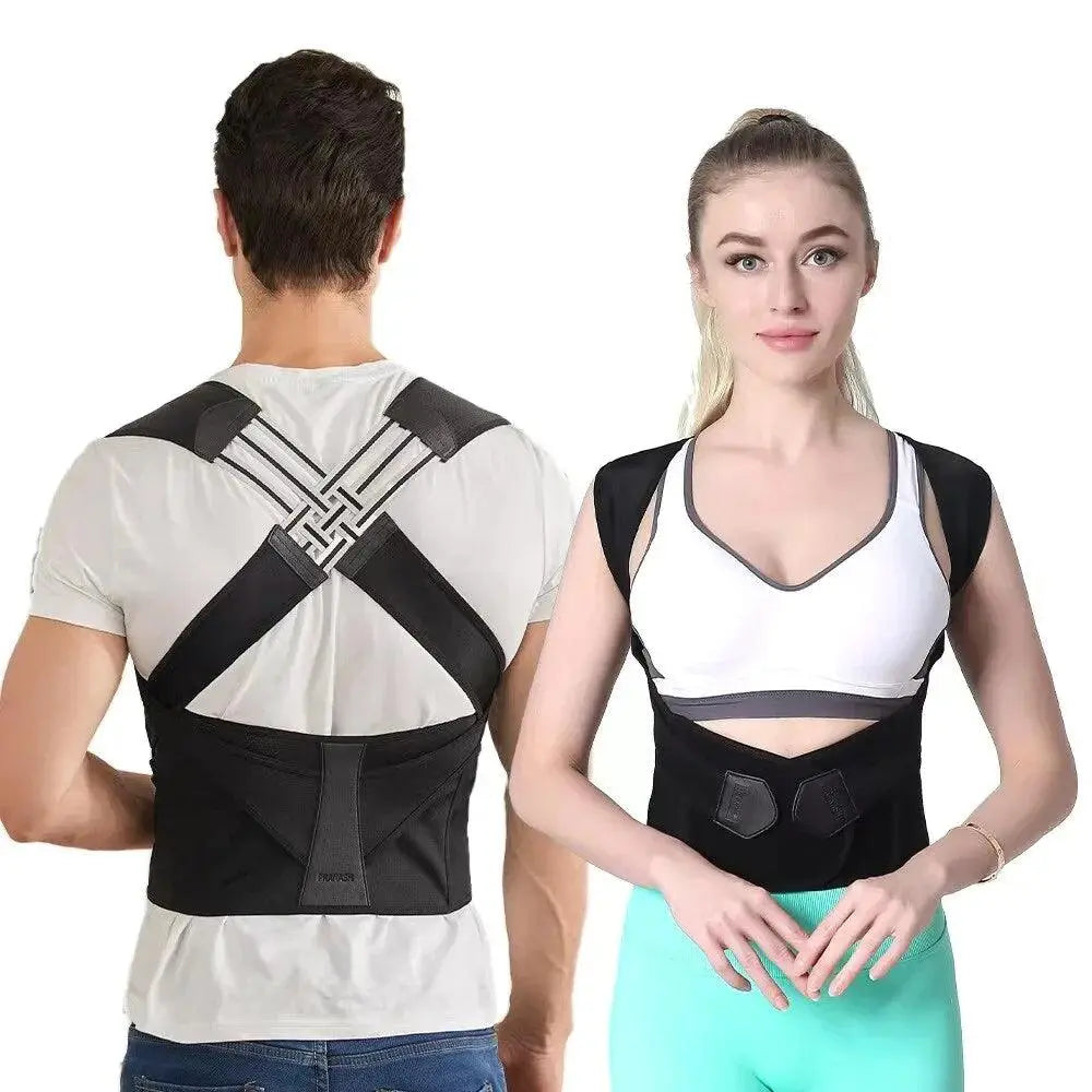 Adjustable Cross-Back Posture Support Brace