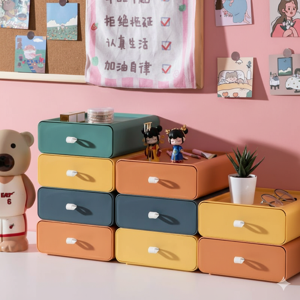 ModuBox - Stackable Storage Boxes with Drawer