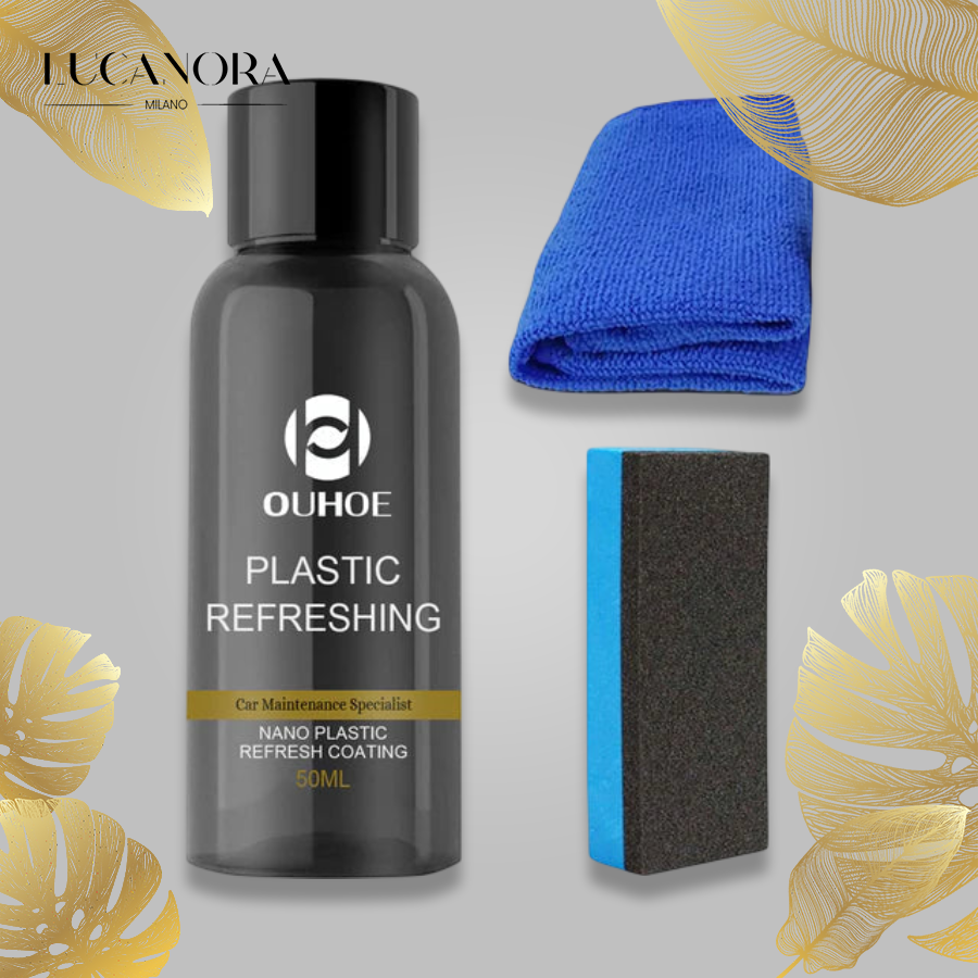 OUHOE – Set zur Auffrischung und Pflege von Kunststoffteilen am Auto