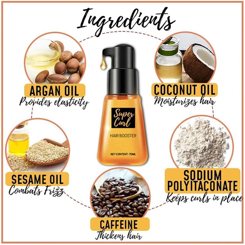 CurlBounce - Curl Styling Oil for Defined Waves & Curls