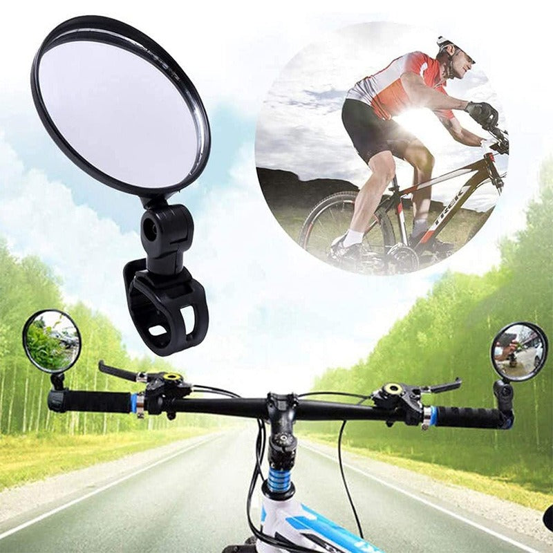 FlexiView - Adjustable Bicycle Handlebar Rear View Mirror
