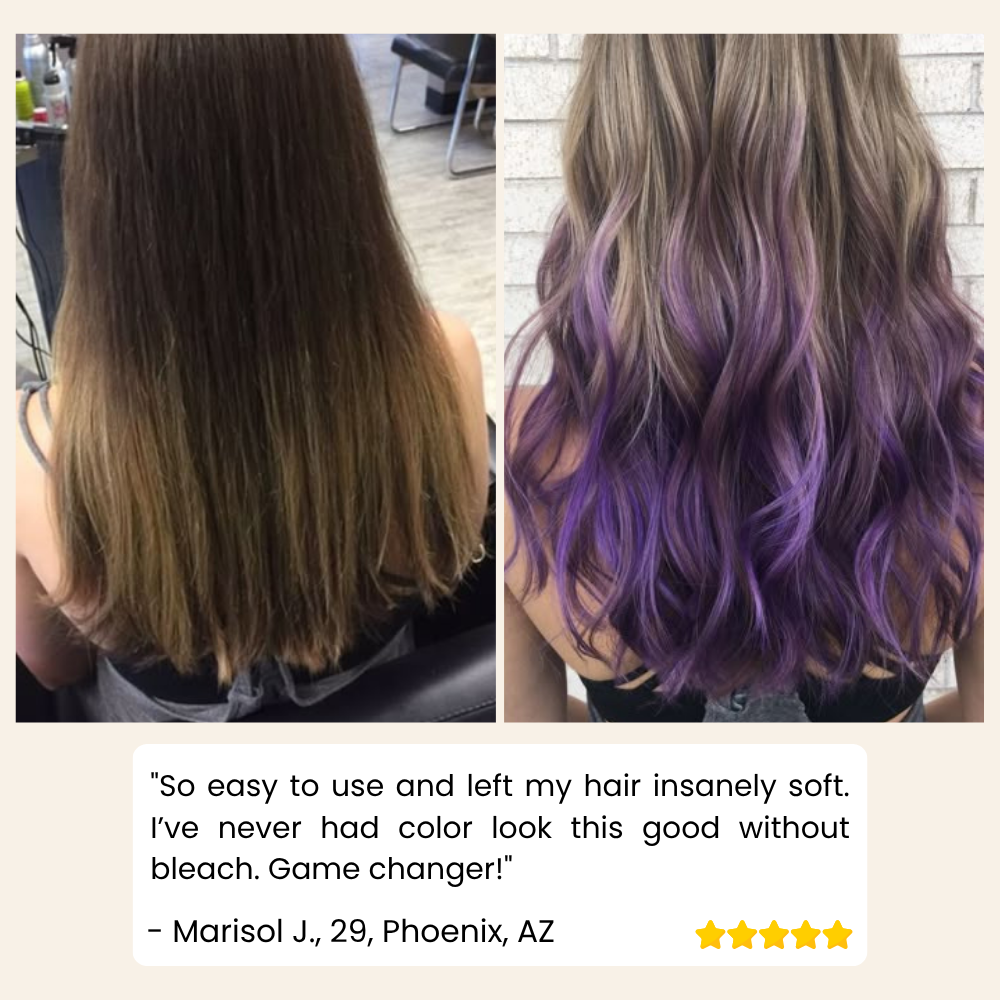Non-Bleaching Hair Color Dye with Conditioning Formula