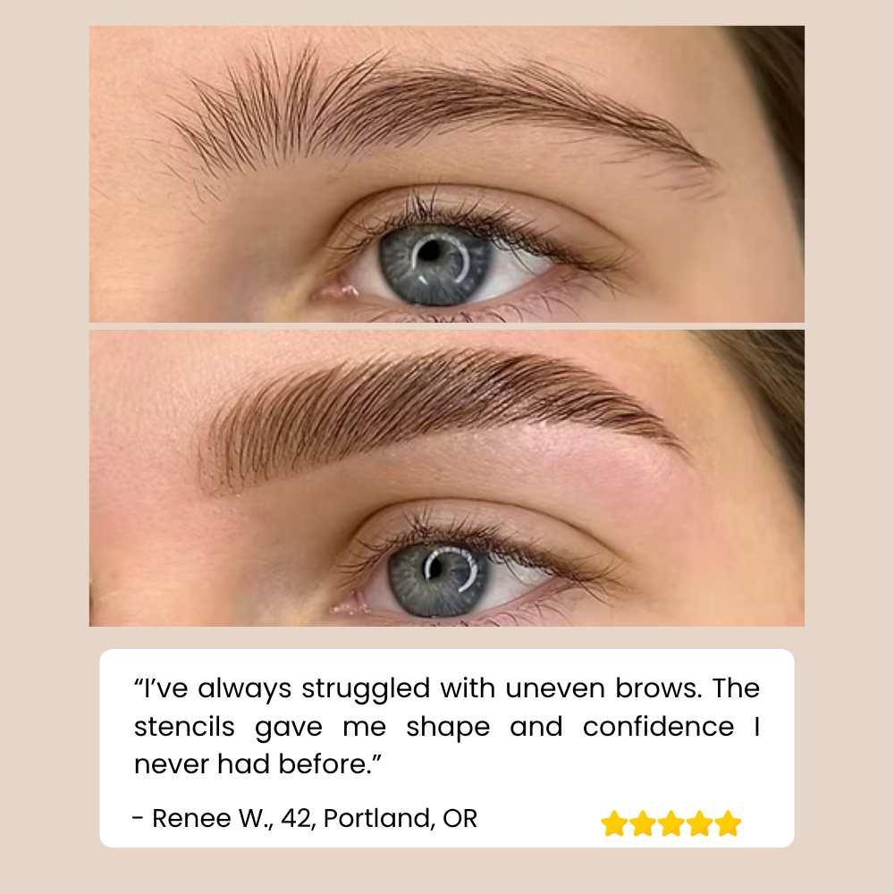 EylaSculpt — Kit de Sellos para Cejas para un Aspecto Natural y Definido