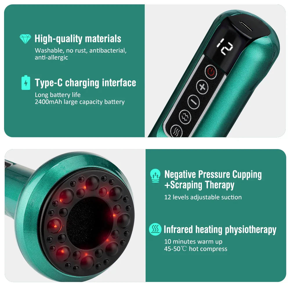 Warm Wellness Wonder — Handheld Warming Massage Device