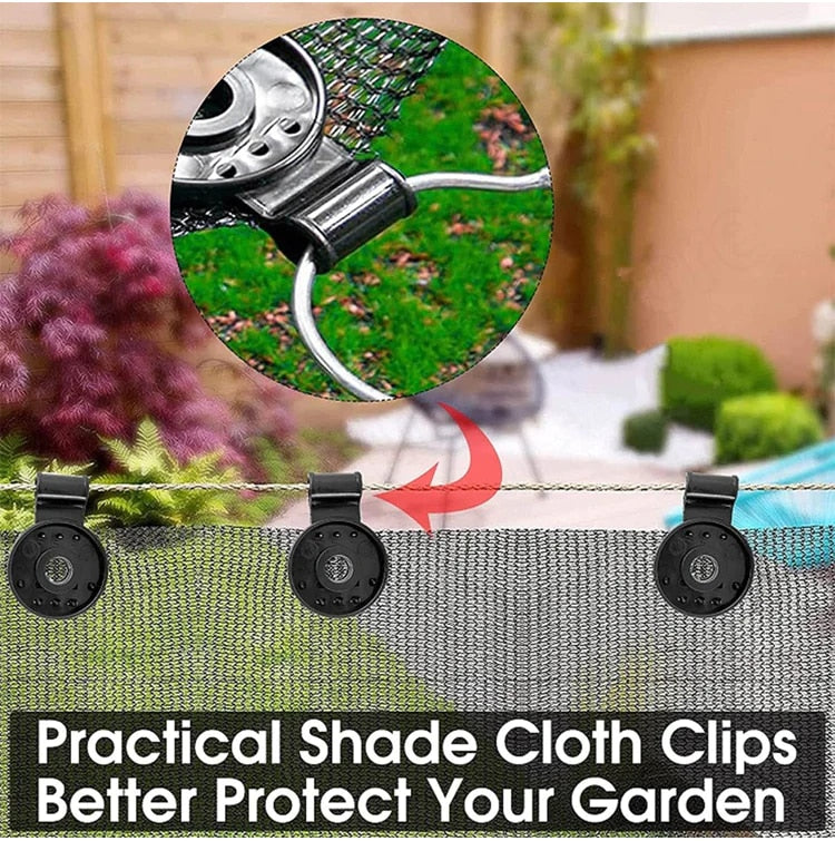 GripLock - Heavy Duty Tarp Clips for Outdoor Covers and Shade Nets 1+1 Free (=40 Clips)