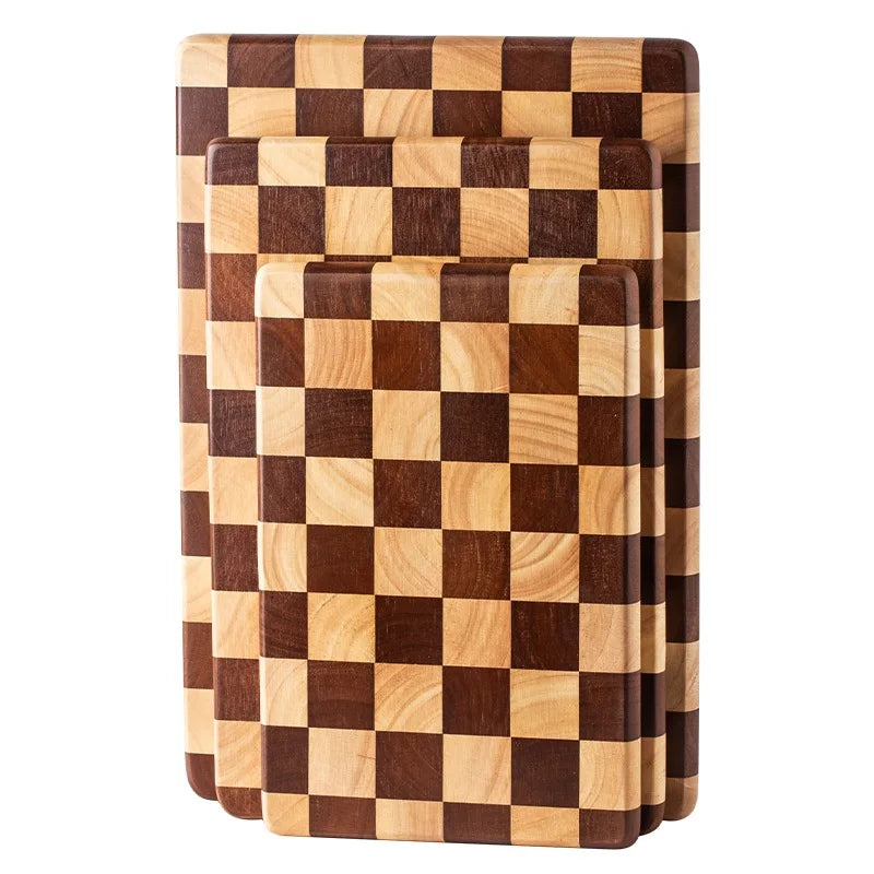 WoodElegance - Acacia Wood Cutting Board with Non-Slip Base