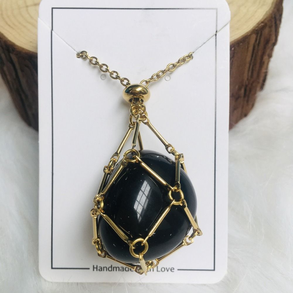 Interchangeable Crystal Stone Necklace
