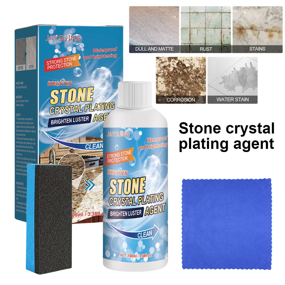 CrystalGleam - Stone Surface Cleaning & Care Solution with Applicator