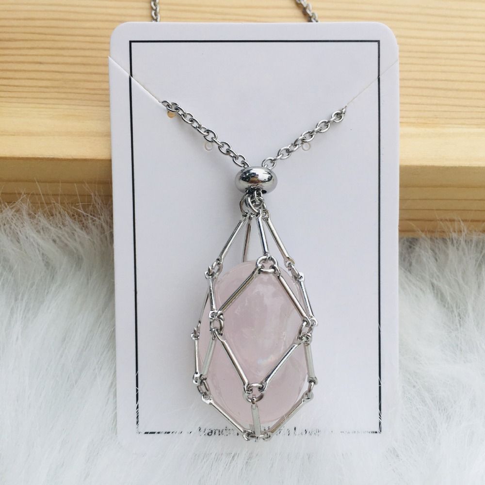 Interchangeable Crystal Stone Necklace