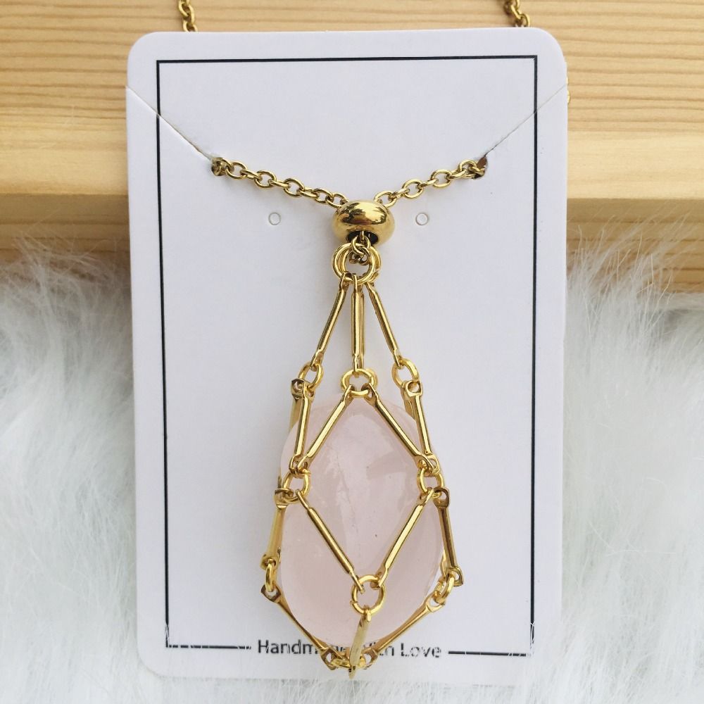 Interchangeable Crystal Stone Necklace