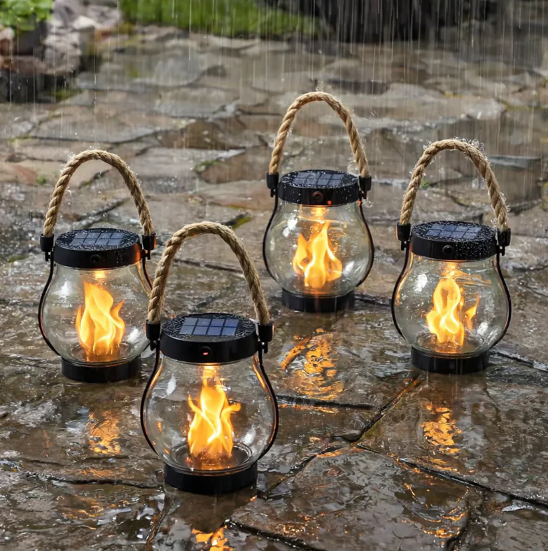 Luma - FlickSolar Flame Lantern for Outdoor and Garden Lighting