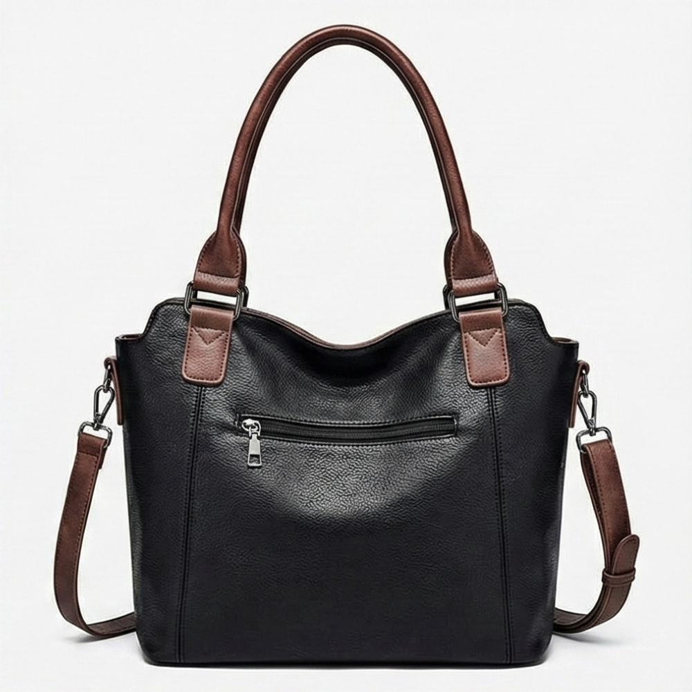 Everyday Structured Tote Bag with Zip Closure
