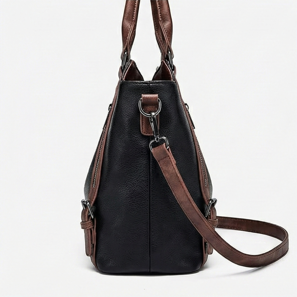 Everyday Structured Tote Bag with Zip Closure