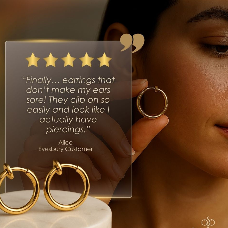 Behúzható kényelmi karika fülbevaló