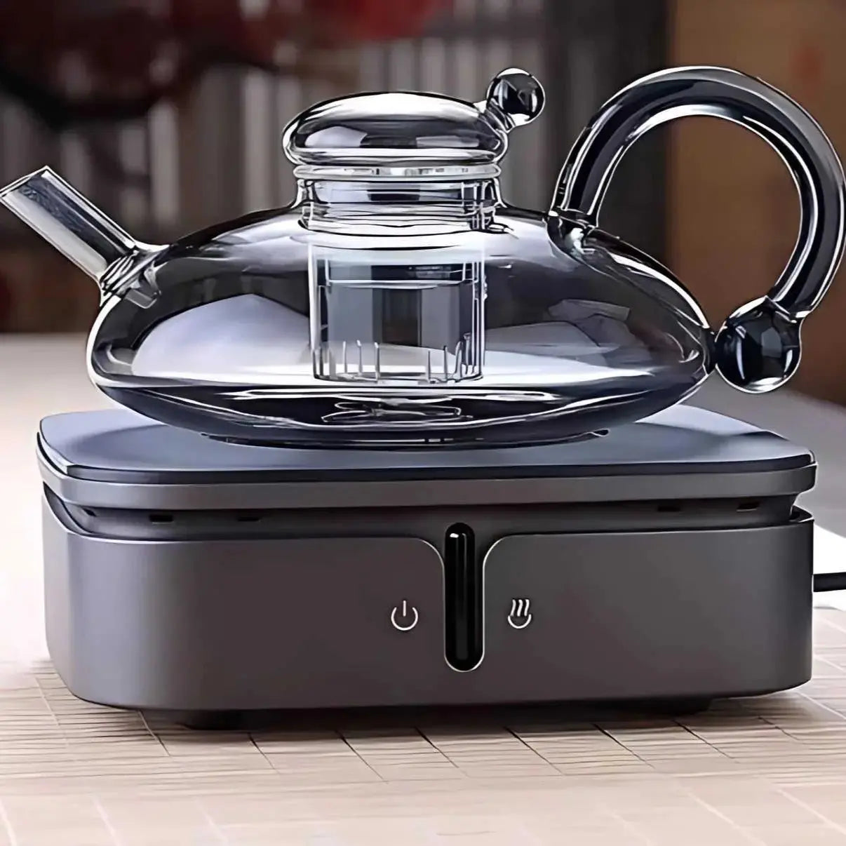 Sereno Filtration Teapot Set – 600ml Glass Brewing Set