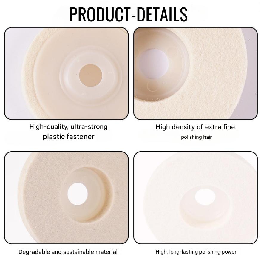 WoolShine - Polishing Wheel for Drill & Surface Finishing