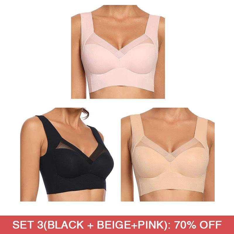 Seamless Push-Up Wireless Bra