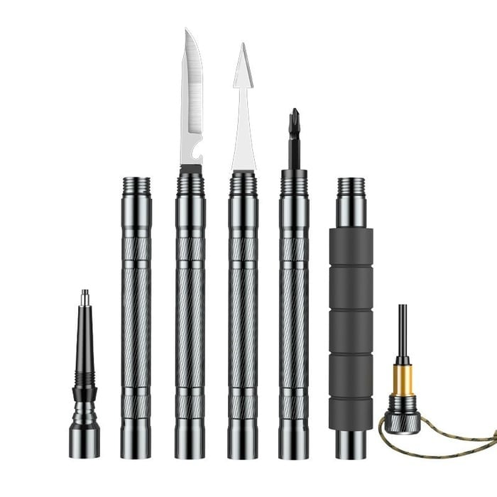 Multi-Function Hiking Stick with Modular Design