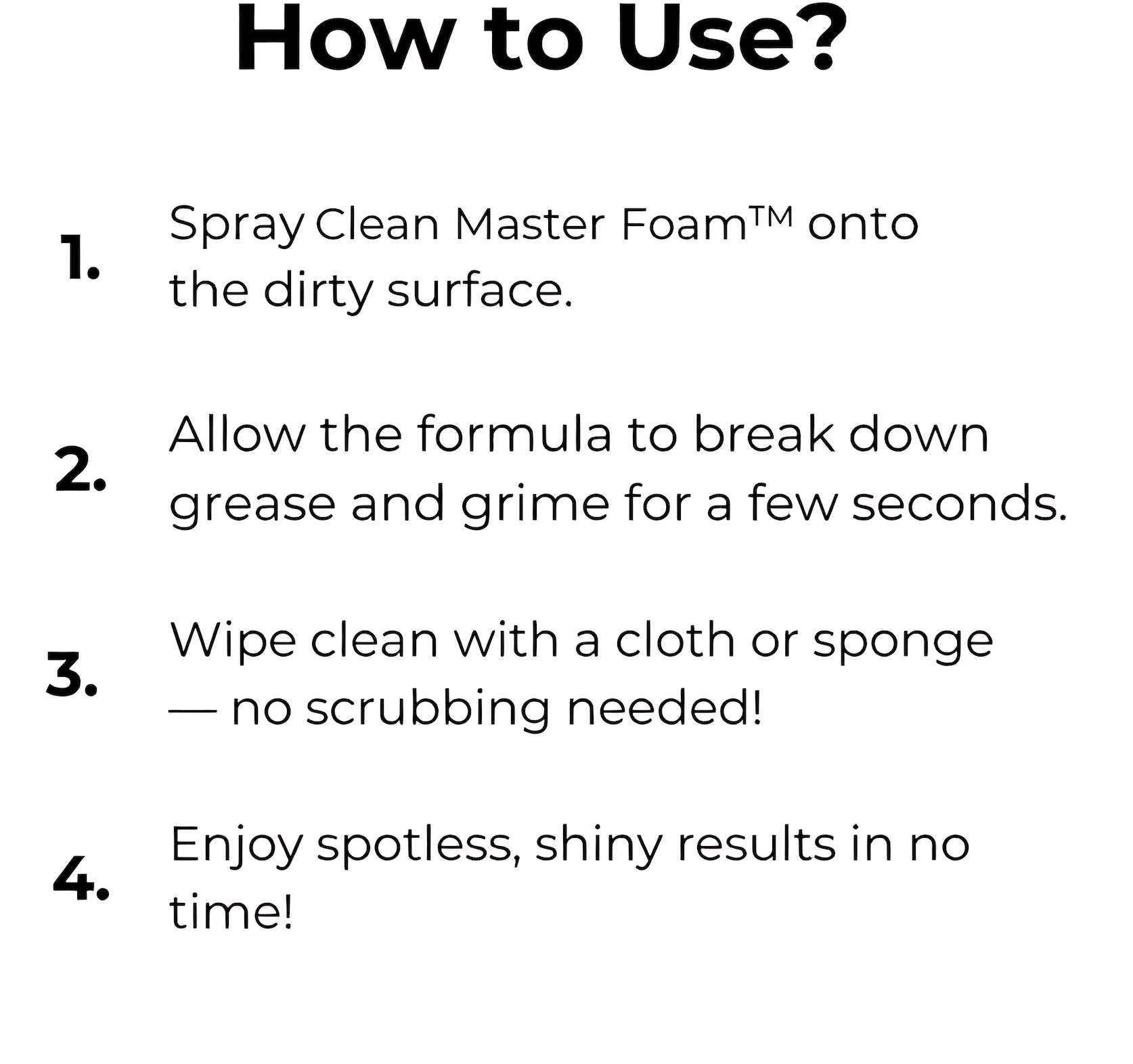 TurboFoam X — Foam Cleaner Spray for Multi-Surface Cleaning & Stain Removal
