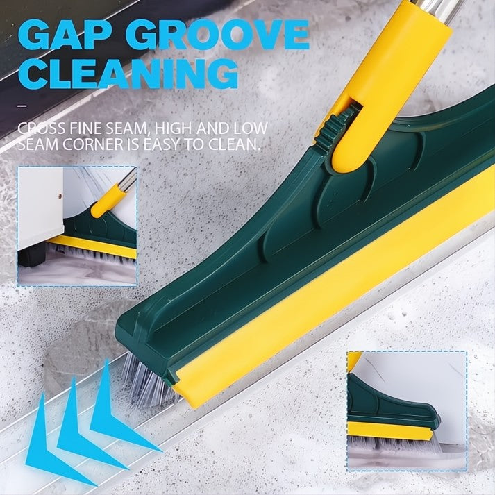 2-in-1 Rotating Floor Brush – Corner & Joint Cleaning Tool